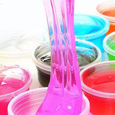 HOTKEI Multicolor Fruit Scented DIY Magic Toy Slimy Slime Clay Gel Jelly Putty Set kit Toys for Boys Girls Kids Slime – 50 gm