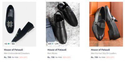Upto 80% Off House of Pataudi Men's Shoes