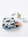 HOUSE OF QUIRK Women Set Of 3 Printed Sanitary Napkin Storage Organisers...