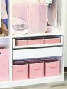 HOUSE OF QUIRKPink Solid Storage Box Closet Drawer Organizer...