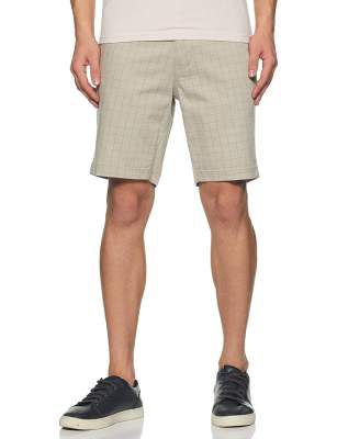 Amazon Brand - House & Shields Men's Regular Cotton Blend Casual Shorts (AW19-HSB-17_Beige_30)
