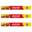 House Wrap Aluminium Foil Total 27 Meter for Food Packing, Cooking, Baking | Foil Paper for Food Wrap 11 Microns Thickness...