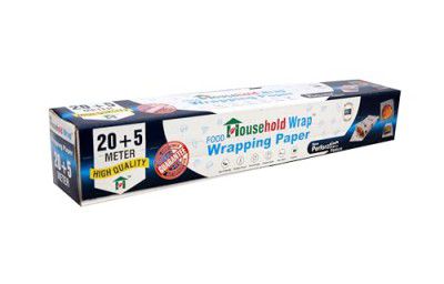 Household wrap 25 Meters Food Wrapping Paper Roll - Premium Non-Stick Butter Wrapping Paper