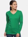 HouseOfCommon  Casual Regular Sleeves Solid Women Light Green Top...