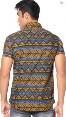 HouseOfCommon Men Regular Fit Printed Casual Shirt