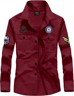 HouseOfCommon  Men Regular Fit Self Design Casual Shirt