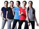 HouseOfCommon Pack of 5 Women Solid Round Neck Polyester Multicolor T-Shirt...