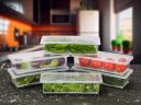 Houshe Multi-Purpose Food Storage Container 1500 Ml Set of 6...