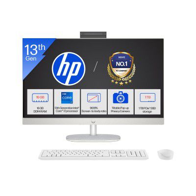HP 27-cr0406in 13th Gen i7-1355U | 16GB RAM | 1TB SSD | All-in-One PC