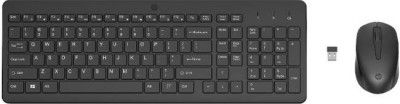 HP 330 Mouse & Keyboard Combo Wireless Standard Desktop Keyboard Compatible (Black)