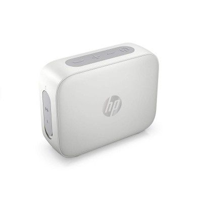 HP 350 Silver Bluetooth Speaker with Noise Reduction Built in Microphone Ip54 Dust and Water Resistance (2D804AA)