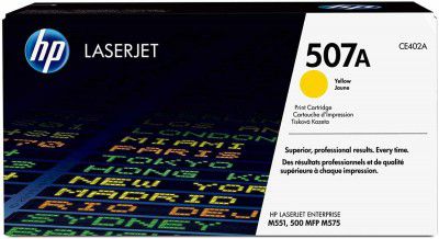 HP 507A Yellow LaserJet Toner Cartridge CE402A