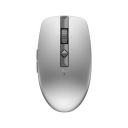 HP 710 Rechargeable Silent Mouse/6 programmable buttons/90-day Rechargeable Battery Life Track-On Glass Sensor(Silver)...