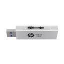 HP 818w 128 GB USB 3.2 Flash Drive, Silver Metal...