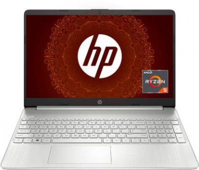 HP AMD Ryzen 5 Hexa Core 5500U - (16 GB/512 GB SSD) 15s-eq2305AU Thin and Light Laptop  (15.6 Inch, Natural Silver)