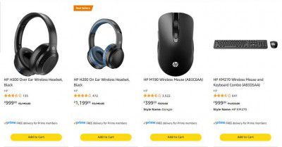 HP Computer Accesories [Buy 3 Items And Get 15% OFF] 