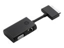HP Dock Connector to Ethernet and VGA Adapter for EliteBook Folio Ultrabooks...