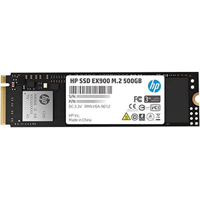 HP EX900 M.2 500GB PCIe 3.1 x 4 NVMe 3D TLC NAND Internal Solid State Drive (SSD)