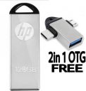HP Flash Drive 128 GB Pen Drive (Silver)...