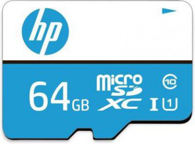 HP MI310 64 GB MicroSD Card Class 10 100 MB/s Memory Card  (With Adapter)
