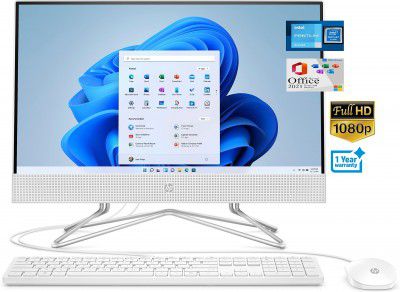HP New 21.5 All in One PC Model-Intel Pentium Silver J5040 8 GB RAM + 512 GB SSD