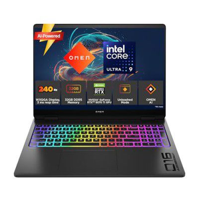 HP Omen 16 Max,Intel Ultra 9 275HX,12GB NVIDIA RTX 5070 Gaming AI Laptop (32GB DDR5,1TB SSD) ah0190TX