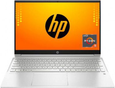 HP Pavilion AMD Ryzen 5 Dual Core 5500U - (8 GB/512 GB SSD/Windows 11 Home) 15-eh1137AU Thin and Light Laptop 