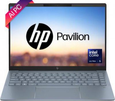 HP Pavilion Plus (14-ew1082TU) AI PC Intel Core Ultra 5 125H - (16 GB/512 GB SSD) Thin and Light Laptop  (14 inch, Moonlight Blue)