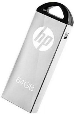 HP V220q 64 GB Pen Drive  (Silver)