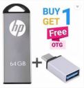 HP V220W OTG 64 GB Pen Drive  (Multicolor)...