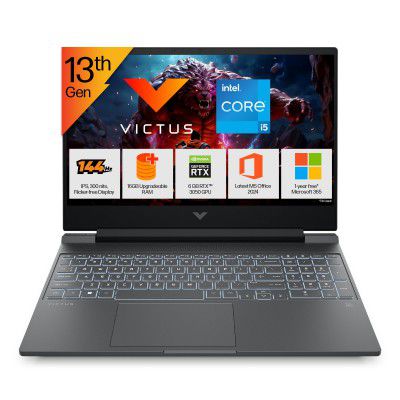 HP Victus, 13th Gen Intel Core i5-13420H, 6GB RTX 3050,16GB DDR4 Upgrade (Upto 32GB) 512GB SSD, fa2700TX, Gaming Laptop
