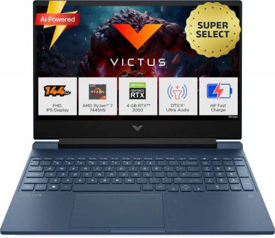 HP Victus 15-fb3122AX (15.6") (16GB/512GB SSD, Win 11, 4GB RTX 2050, Performance Blue, MS Office)