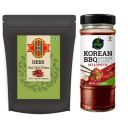 Hrbs Chilli Flakes & Bibigo Korean BBQ Marinad & Sauce Hot & Spicy, 290g...