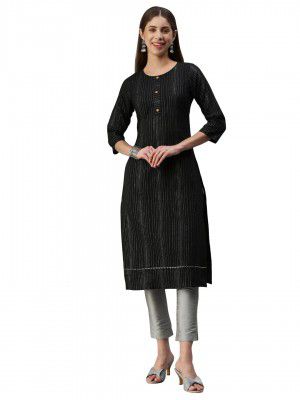 Hritika Cotton Blend Straight Pattern Kurta (HRK0025_Parent)