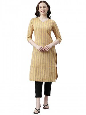 Hritika Kantha Work Cotton Blend Kurta (HRK003)