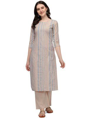 Hritika Women's Brown Color Kurta with Calf Length (HRKR3_HRK005BRWN)