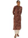 Hritika Women's Digital Print Maroon Color Kurta with Calf Length (HRKR1_Shy_1114KR)...