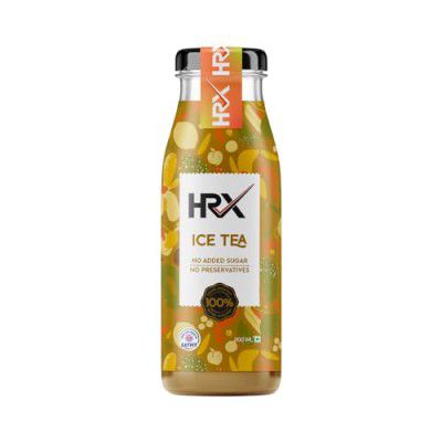HRX 100% Ice Tea | No Preservatives | Natural Fruit - 200ml