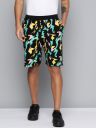 HRX by Hrithik Roshan Men Black Printed Cotton Sports Shorts...
