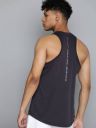 HRX by Hrithik Roshan Men Printed Round Neck Polyester Navy Blue T-Shirt...