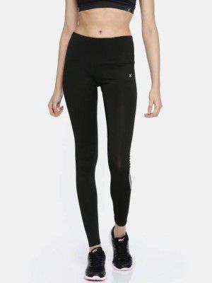 HRX by Hrithik Roshan  Printed Women White, Black Tights