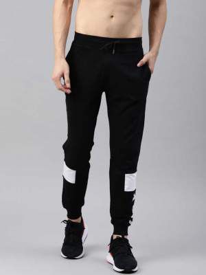 HRX by Hrithik Roshan Solid Men Black Track Pants