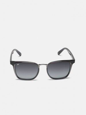 HRX by Hrithik Roshan  UV Protection Retro Square Sunglasses (Free Size)  (For Men, Black)