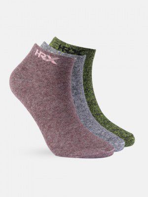 HRX by Hrithik Roshan Women Ankle length Pack of 3 Socks