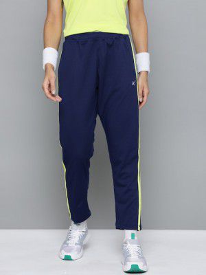 HRX by Hrithik Roshan Women Medieval Blue Solid N9 Rapid Dry Cricket Track Pants