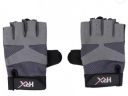 HRX Combat half Finger Riding Glove Riding Gloves  (Black, Grey)...