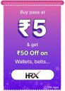BBD Sale | HRX Pass only at Rs. 5 and get a discount of 25% upto Rs. 50  ...
