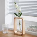 HS Art Table Flower Vase/Propagation/Decor Plant Holder Dining Table Flower Vase for Decor Home Office Living Room Size 6.3X4.5 Inch (Rectangular)...
