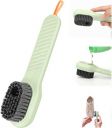 HS Enterprise Soap Dispensing Cleaning Brush with Handle Scrubbing Reusable Washing Shoe Brush for Shoes Clothes Cleaning...