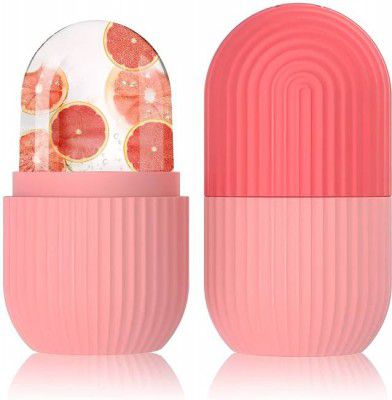 HS Store , Puffy Eyes, Acne, Pimple, Facial Ice Roller, Unbreakable/Reusable (Multicolor) Multicolor Silicone Ice Cube Tray  (Pack of1)